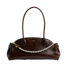Coach Short Pearl Strap in Brass Chalk