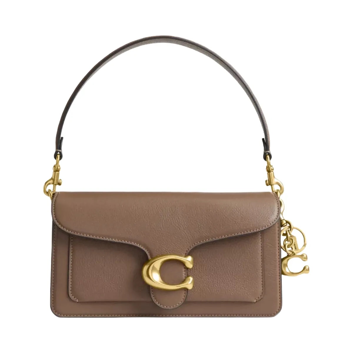 Coach Signature Bag Charm in Brass