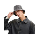 Coach Signature Jacquard Bucket Hat in Charcoal