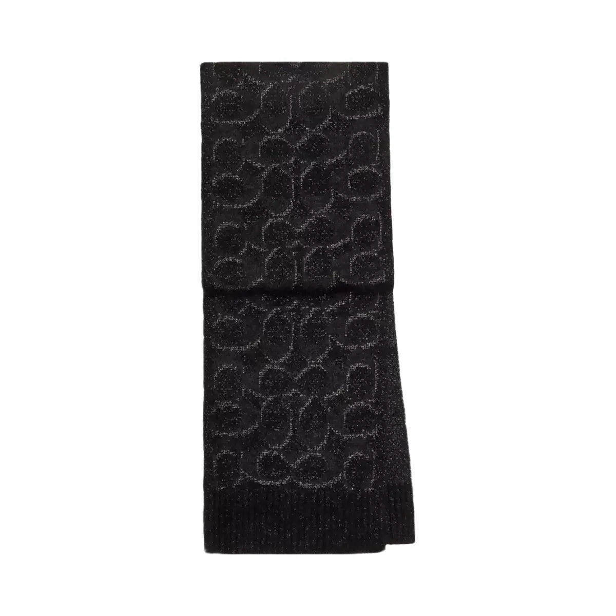 Coach Signature Metallic Beanie And Muffler Gift Set in Black