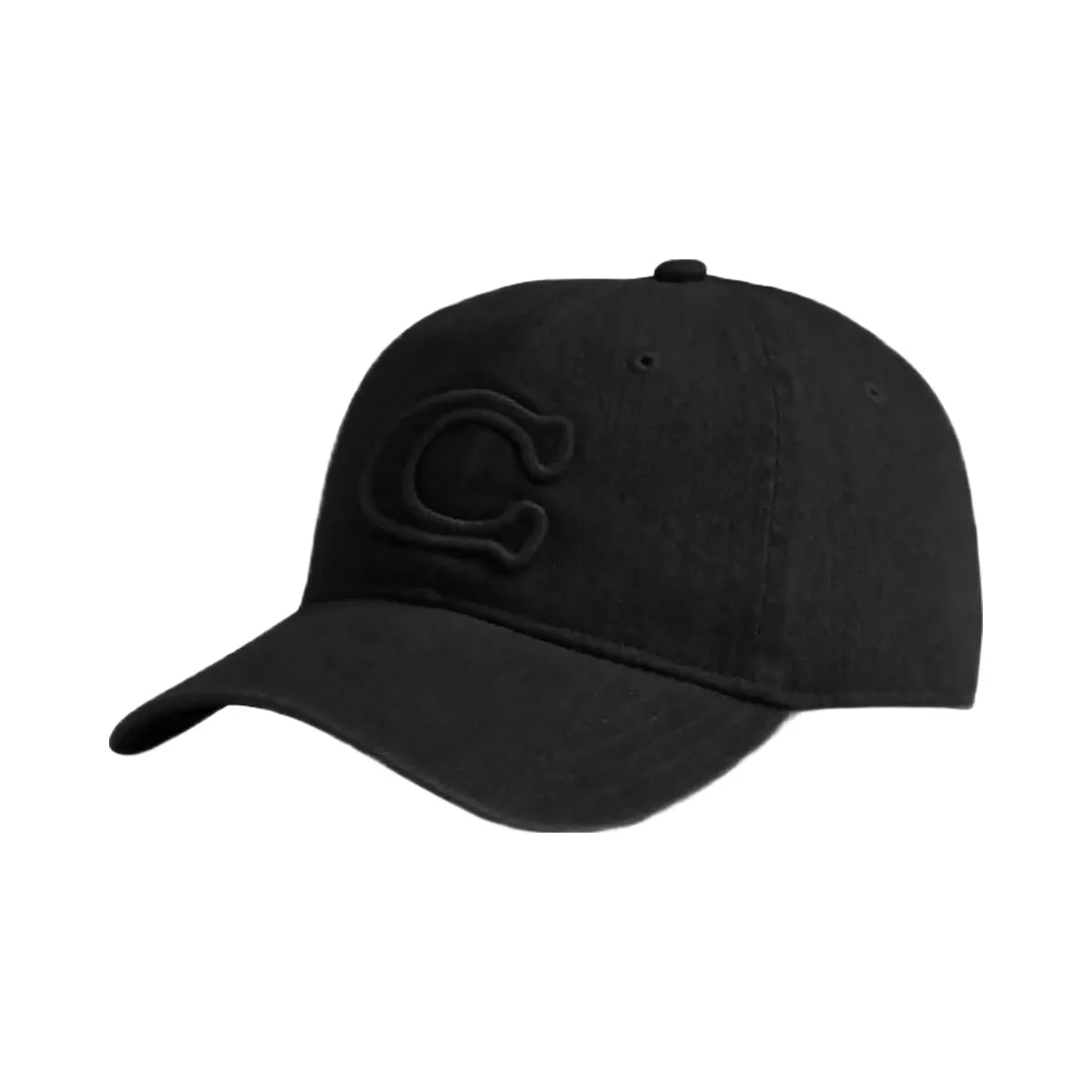 Coach Signature Patch Baseball Hat in Black