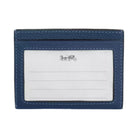 Coach Slim Id Card Case in Deep Blue