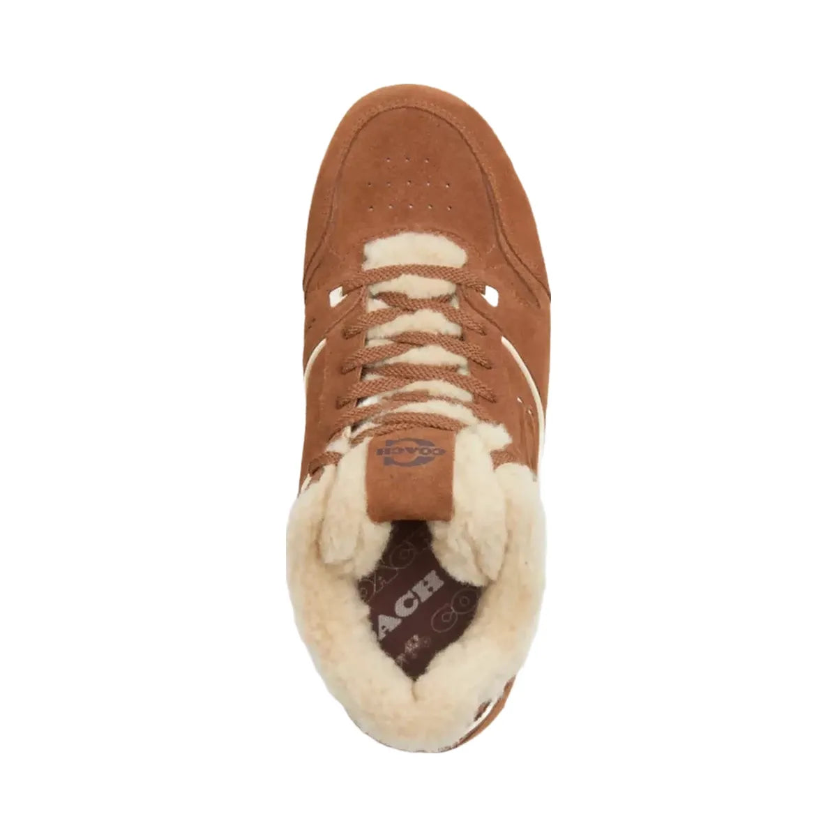 Coach Soho Platform Sneaker in Chalk Sable