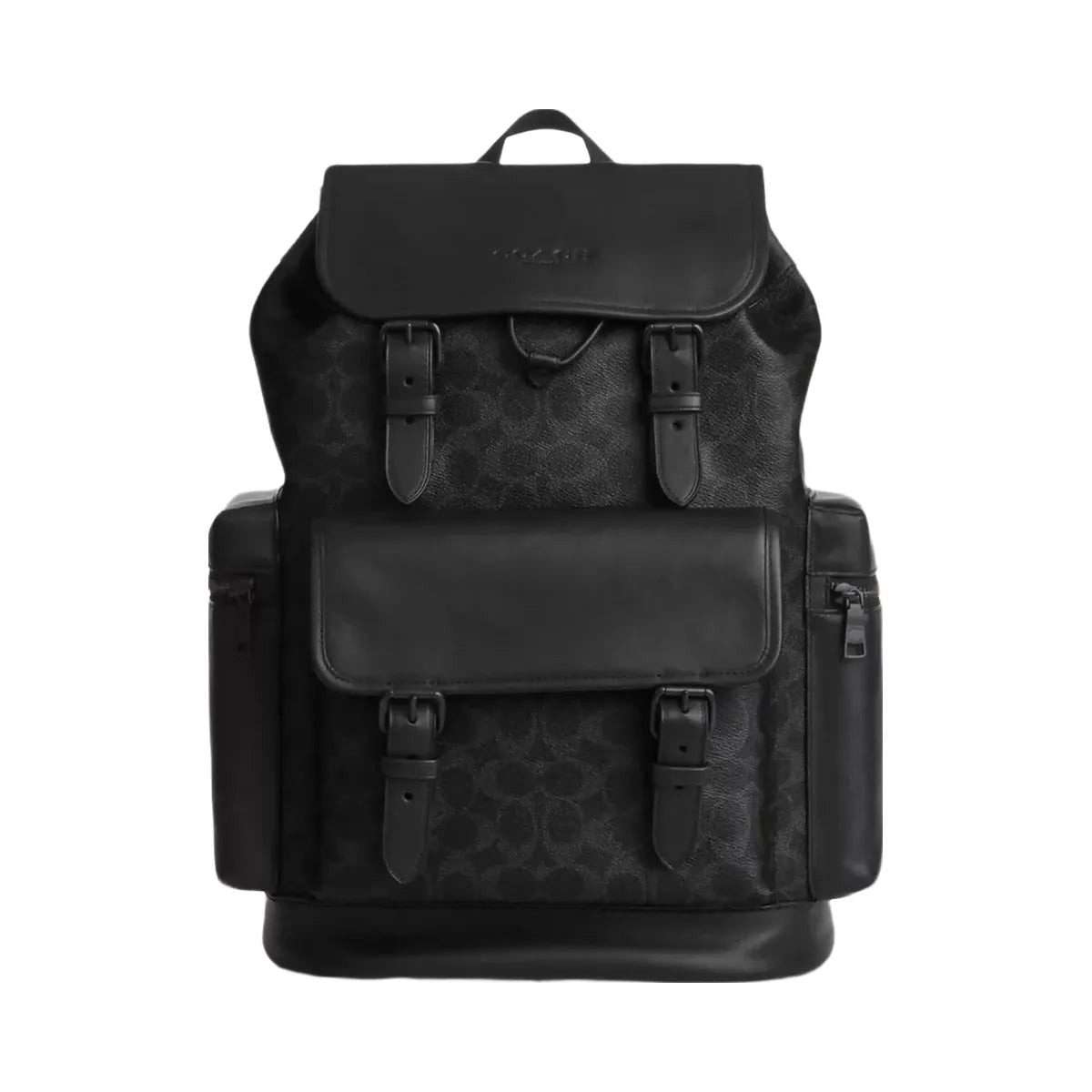Coach Sprint Backpack In Signature Canvas in Matte Black Signature