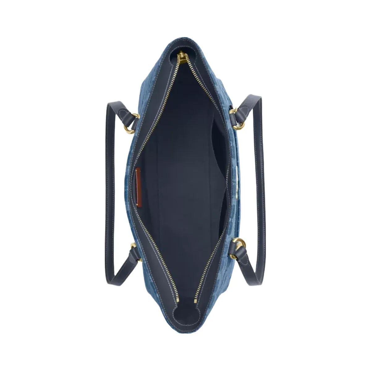 Coach Station Tote Bag In Signature Denim in Gold Indigo