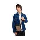 Coach Sullivan Crossbody Bag In Signature Canvas in Gunmetal Tan Black