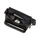Coach Sullivan Flap Crossbody Bag In Signature Canvas in Gunmetal Charcoal Black