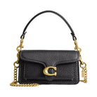 Coach Tabby Bag Charm in Brass Black
