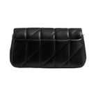 Coach Tabby Chain Crossbody Bag 19 With Quilting in Brass Black