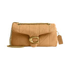 Coach Tabby Shoulder Bag 26 With Quilting in Brass Biscuit