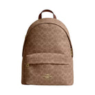 Coach Taylor Small Backpack In Signature Canvas in Gold Tan Brown