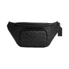 Coach Travis Belt Bag 35 In Signature Canvas in Matte Black Signature