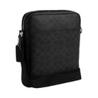 Coach Tristan Crossbody Bag 22 In Signature Canvas in Silver Black Signature