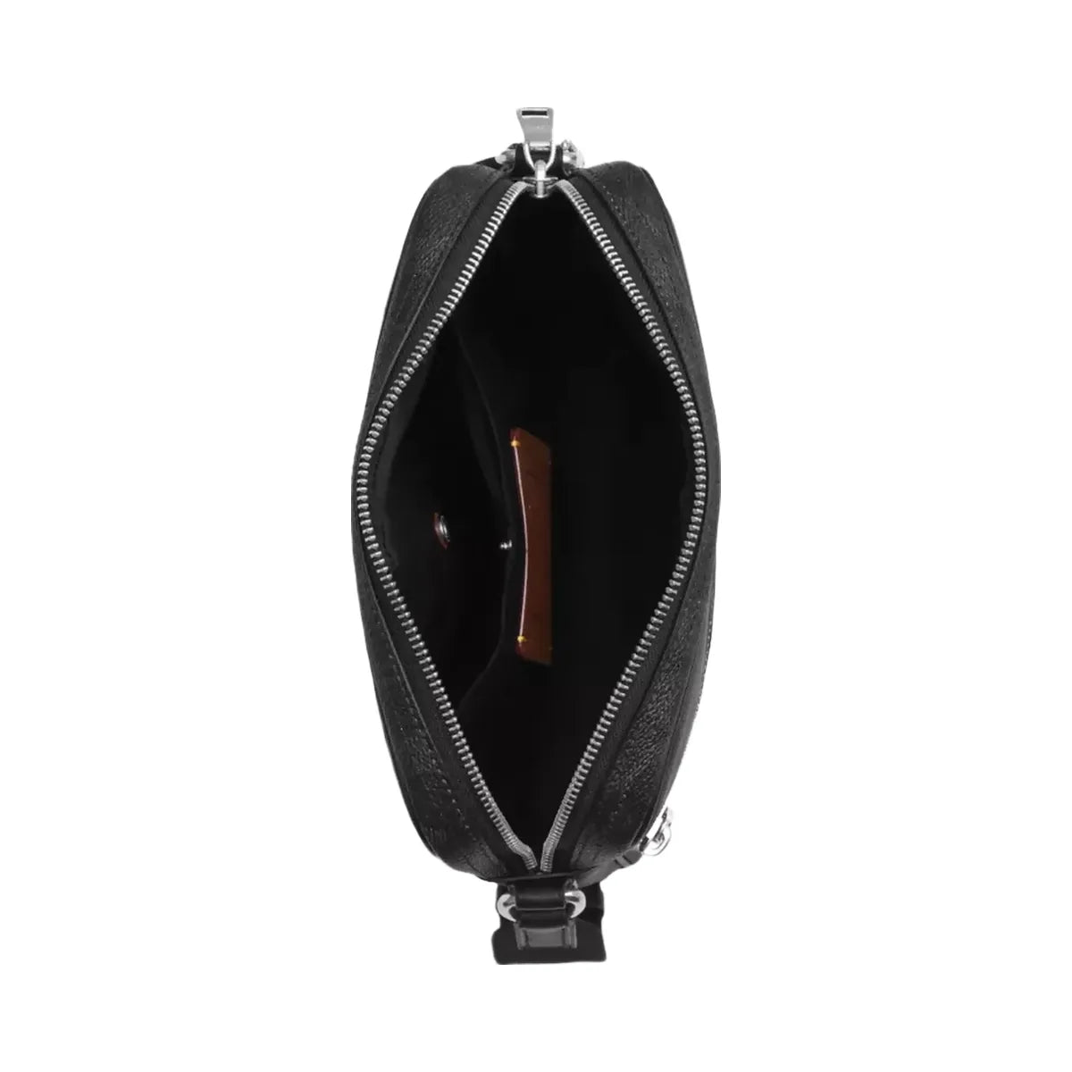 Coach Tristan Crossbody Bag 22 In Signature Canvas in Silver Black Signature