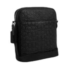 Coach Tristan Crossbody Bag 22 In Signature Leather in Silver Black