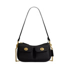 Coach Twin Turnlock Waverly Bag in Brass Black