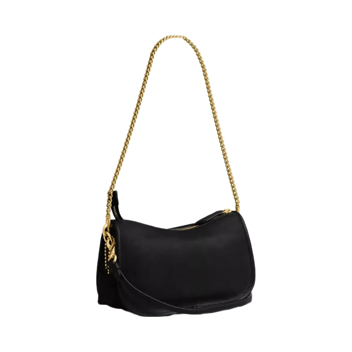 Coach Twin Turnlock Waverly Bag in Brass Black
