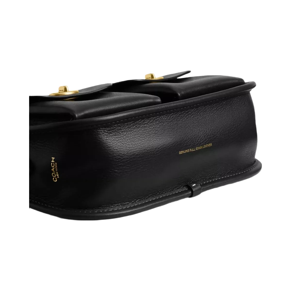 Coach Twin Turnlock Waverly Bag in Brass Black