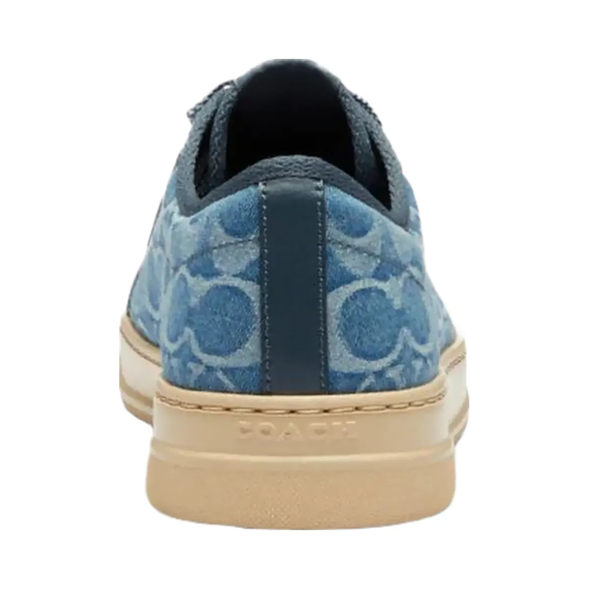 Coach Women's Canvas Sneaker In Signature Denim Light Denim Ivory