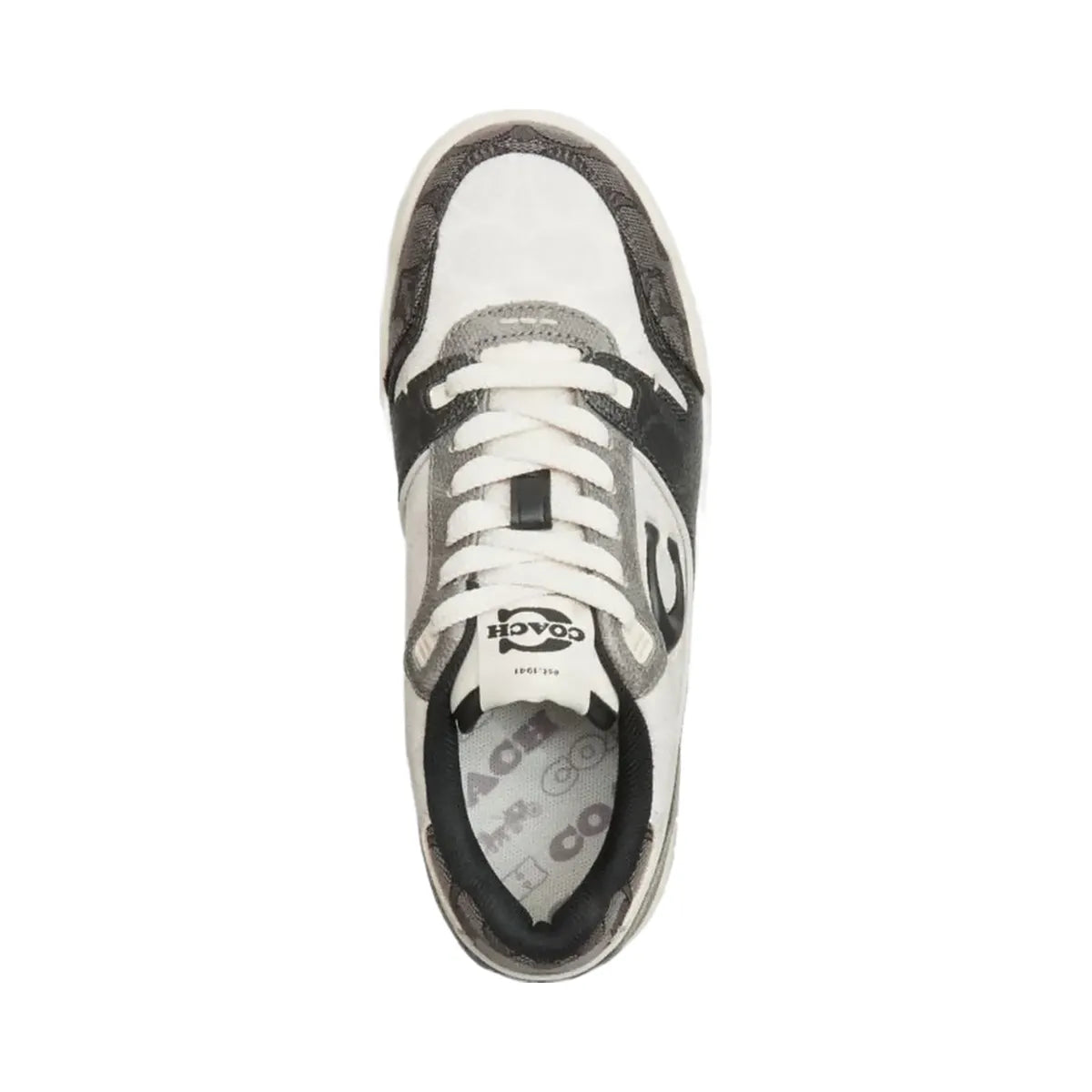 Coach Women's Soho Sneaker In Mixed Signature Black Chalk