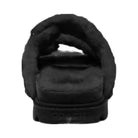 Coach Women's Two Band Sport Slide In Signature Suede Black