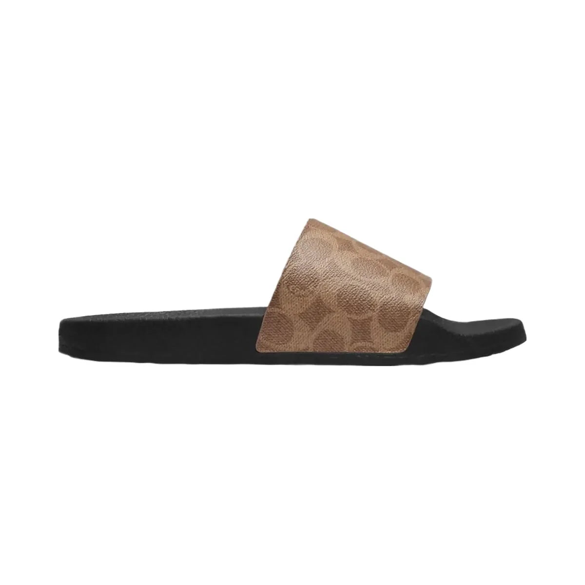 Coach Women's Udele Sport Slide In Signature Canvas Tan