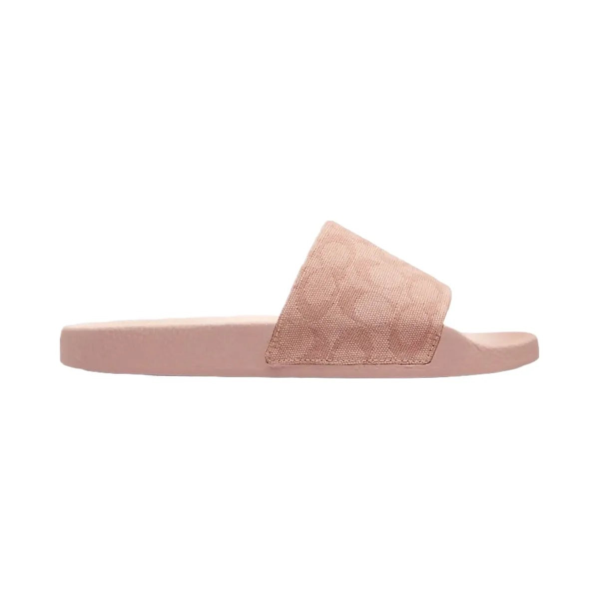 Coach Women's Udele Sport Slide In Signature Jacquard Canvas Carnation