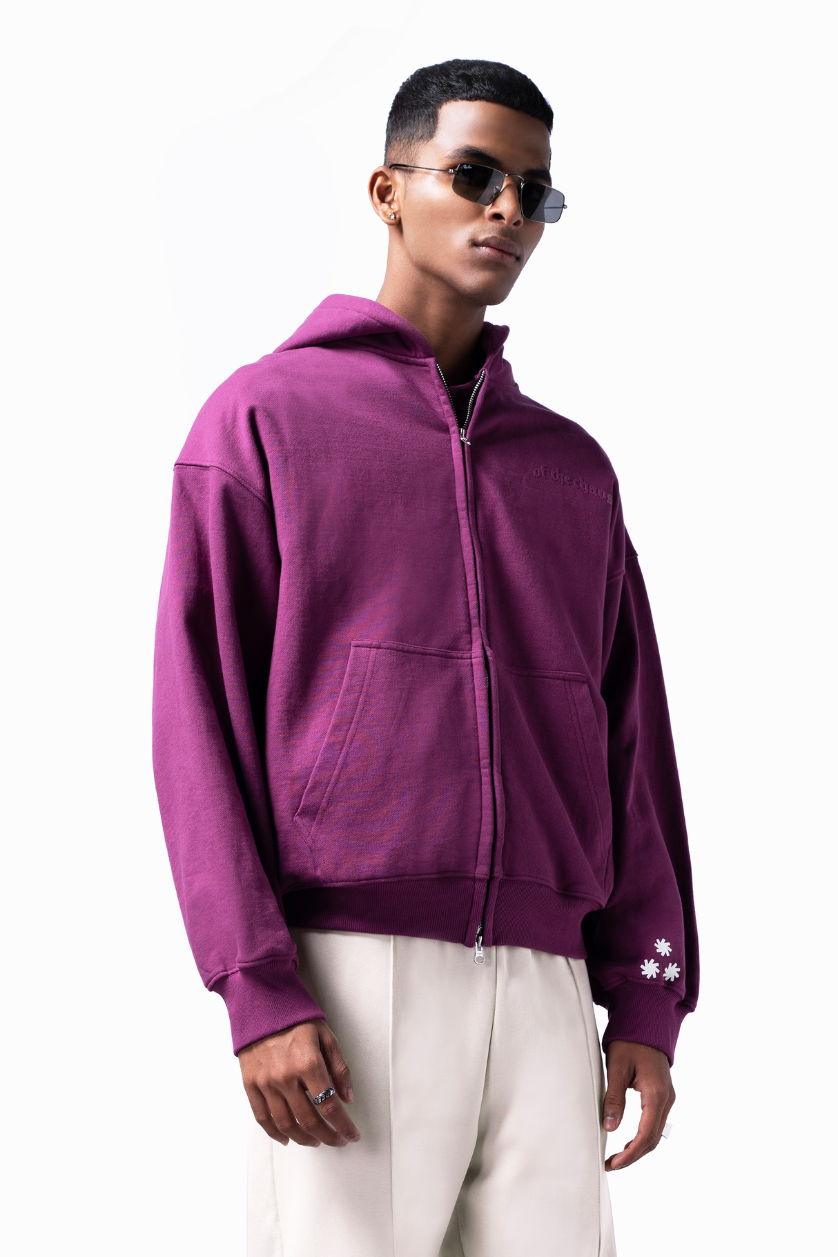 CORE ZIP HOODIE - PURPLE