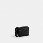 Coach Tabby Crossbody Wristlet With Pillow Quilting Silver Black
