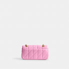 Coach Tabby Shoulder Bag 20 With Pillow Quilting Brass Flower Pink