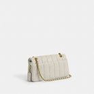 Coach Tabby Shoulder Bag 26 With Pillow Quilting Brass Chalk