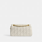 Coach Tabby Shoulder Bag 26 With Pillow Quilting Brass Chalk