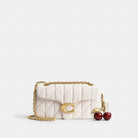 Coach Tabby Shoulder Bag 26 With Pillow Quilting Brass Chalk