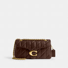 Coach Tabby Shoulder Bag 26 With Pillow Quilting Brass Maple