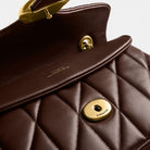Coach Tabby Shoulder Bag 26 With Pillow Quilting Brass Maple