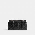 Coach Tabby Shoulder Bag 26 With Pillow Quilting Silver Black