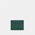 Coach Slim Id Card Case Emerald Emerald