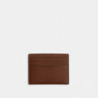 Coach Slim Id Card Case Saddle