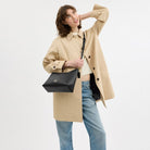Coach Laurel Shoulder Bag Gold Black