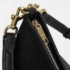 Coach Laurel Shoulder Bag Gold Black