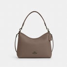 Coach Laurel Shoulder Bag Gunmetal Dark Stone