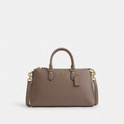 Coach Georgia Satchel Bag Gold Dark Stone