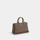 Coach Georgia Satchel Bag Gold Dark Stone
