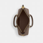 Coach Georgia Satchel Bag Gold Dark Stone
