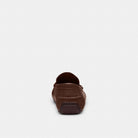 Men's Coach Liam Driver In Signature Jacquard Dark Saddle