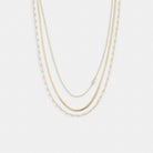 Coach Delicate Layered Chain Necklace Gold