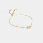 Coach Halo Round Slider Bracelet Gold