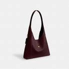 Coach Brooklyn Shoulder Bag 39 Brass Merlot