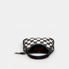 Coach Ergo Bag In Checkerboard Upcrafted Leather Black Chalk
