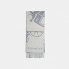 Coach Horse And Carriage Cashmere Muffler Chalk